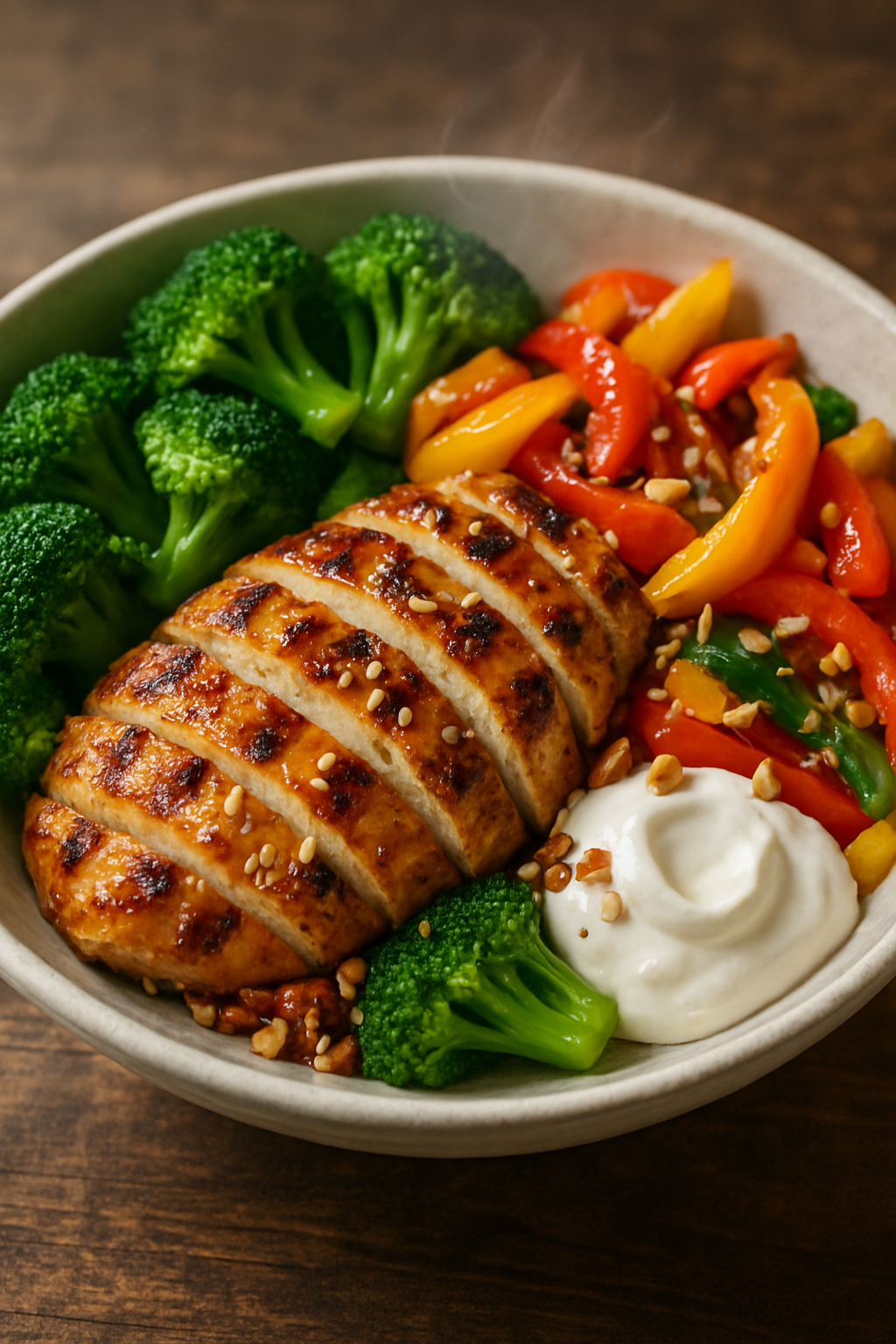 Grilled Chicken Veggie Bowl